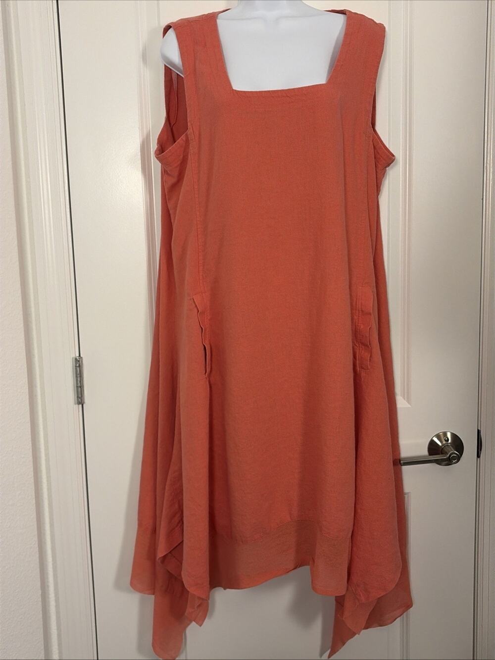 Cynthia Rowley Linen Blend Lagenlook , Fairy core Women Dress 1x